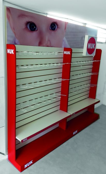 NUK mueble exhibidor