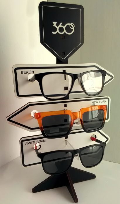 exhibidor de gafas 360